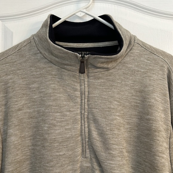Banana Republic Sweater Men’s XL 1/4 Zip Pullover - Picture 2 of 4